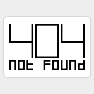 Error 404 Not Found Sticker